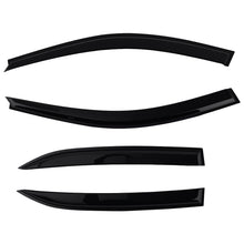 Laad de afbeelding in de galerijviewer, Door Wind Deflectors geschikt voor Mercedes E-Class 2009-2016 Outside Mount 4PCS Black Set