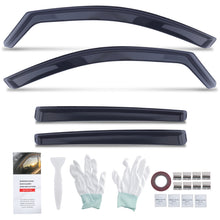 Laad de afbeelding in de galerijviewer, Voor Achter Wind Deflectors geschikt voor Peugeot 308 MK2 2013-2021 Window Visors