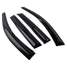Laad de afbeelding in de galerijviewer, Rain Guard Wind Shield geschikt voor VW Polo MK4 02-09 WindDeflectors Black Tinted 4pcs