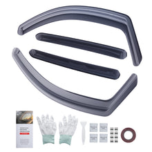 Laad de afbeelding in de galerijviewer, 4pcs In-Channel Wind Deflectors geschikt voor Nissan Qashqai 2007-2013 Rain Guards