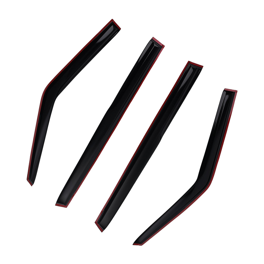 5 Door geschikt voor Vent Deflectors geschikt voor Skoda Fabia MK2 2007-2014 Outside Mount4PC Set
