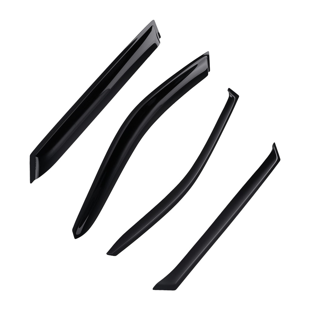 Window Deflectors Door Visor Guards geschikt voor Skoda Fabia MK2 2007-2014 Outside Mount