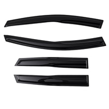 Laad de afbeelding in de galerijviewer, Wind Deflectors geschikt voor SEAT IBIZA MK4 5-Door 2008-2017 Window Guards Black Set