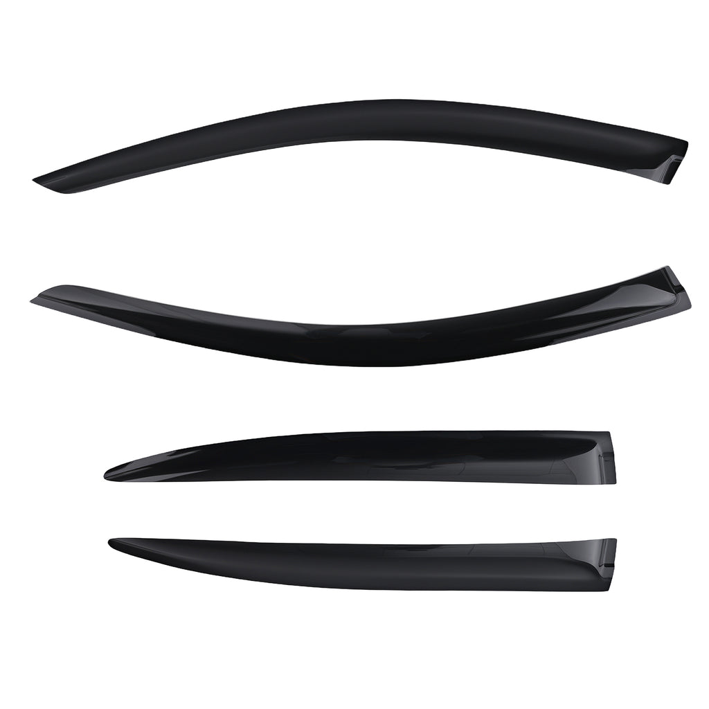 Door Rain Shield Visors geschikt voor SKODA Octavia 2004-2013 Outside Mount4PC
