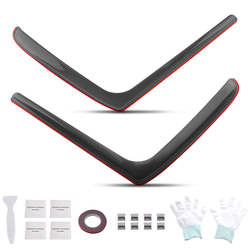 Acrylic Wind Deflector geschikt voor Mercedes Sprinter 2006-2018 Rain Visor 1.5mm 2PC