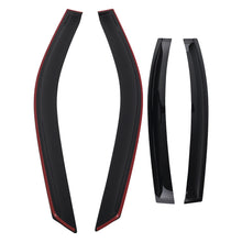Laad de afbeelding in de galerijviewer, Rain Wind Deflectors geschikt voor Skoda Superb 2015-2023 Hatchback Mount Black4pc