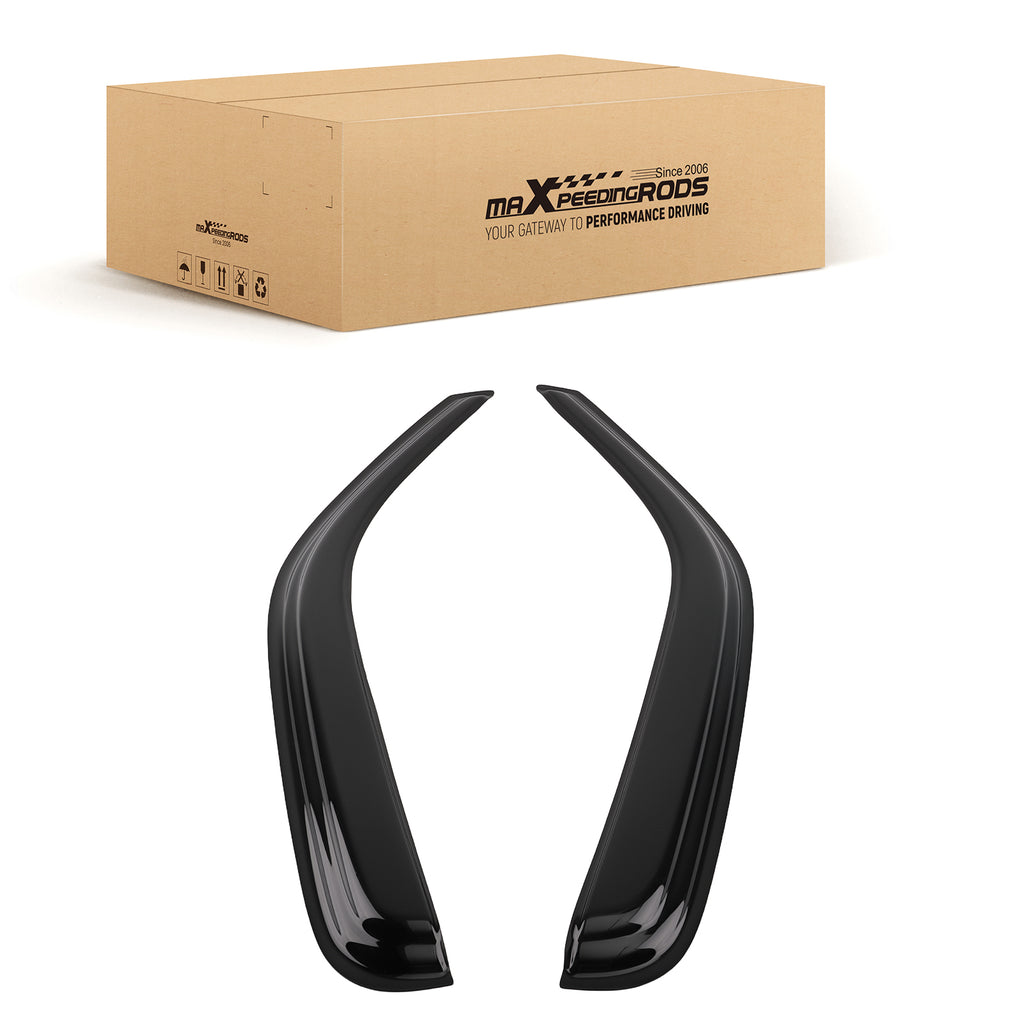 Acrylic Rain Guards geschikt voor VW CRAFTER 2006-2017 Window Visors Black Tinted Set