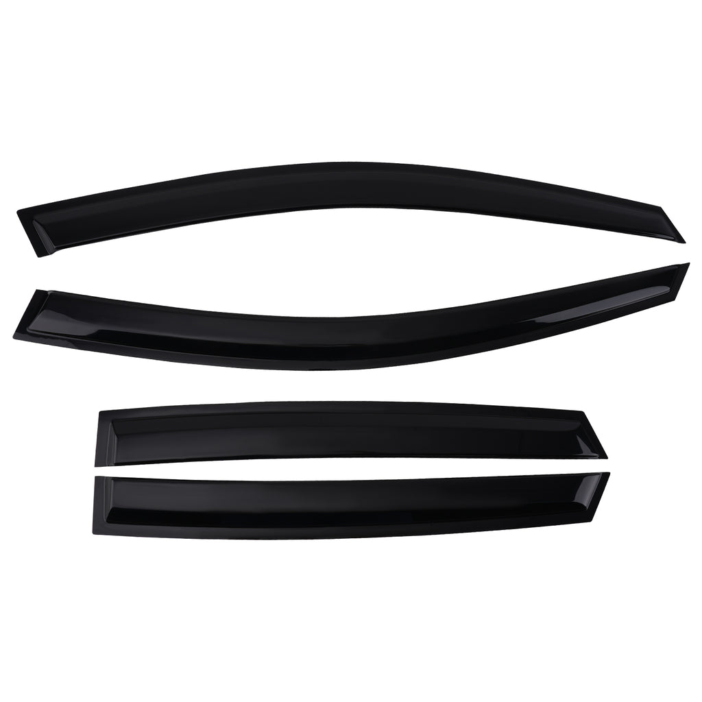 Rain Guard Shields geschikt voor VW POLO MK5 hatchback 09-17 Outside Mount Guards 4PC