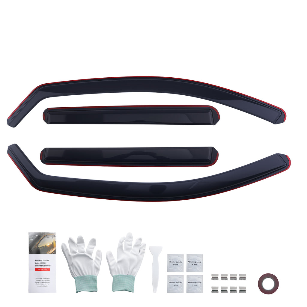 4pcs Acrylic Wind Deflectors geschikt voor Volvo XC90 2003-2015 5-Door Window Guards