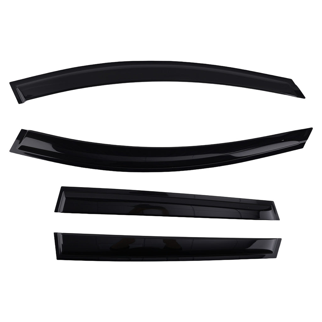 Wind Deflectors Visor geschikt voor Volvo XC60 MK2 2017-2024 Black Tinted Set 4PC
