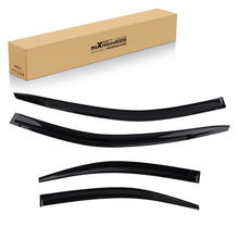 Laad de afbeelding in de galerijviewer, 4pc Wind Deflectors geschikt voor Toyota Yaris MK3 2011-2020 Window Rain Guards Black Set