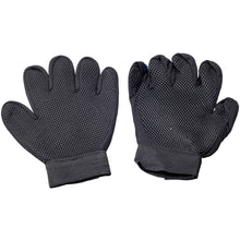 Laad de afbeelding in de galerijviewer, Pair Pet Grooming Glove Brush Dog geschikt voor Cat Dirt Hair Remover Mitt Massage Deshedding
