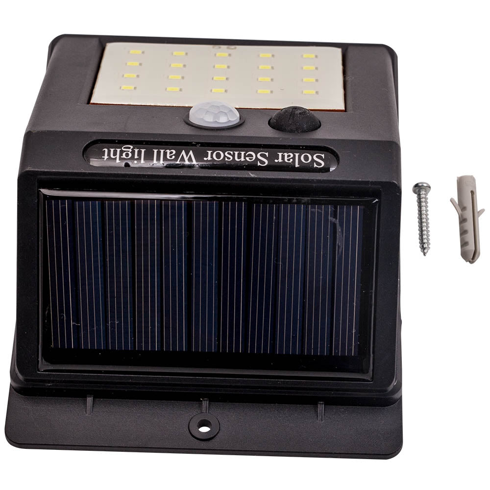 20 LED Solar Motion Sensor Wall Lamp Outdoor Waterproof Yard Landscape Light
