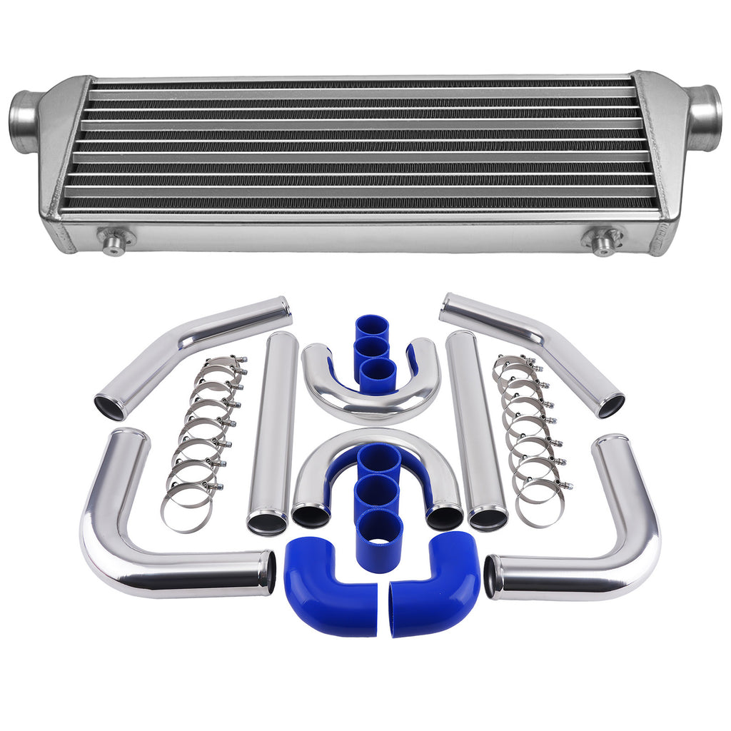 550x180x65mm Turbo Voor MOUNT Intercooler + 2.5 64mm Intercooler pipe Kits Nieuwe
