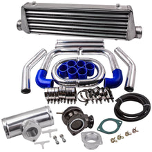 Laad de afbeelding in de galerijviewer, 2.5 Universal Front Mount Intercooler 550x180x65mm + Piping Kit Blow Off Valve