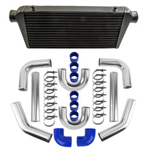 Laad de afbeelding in de galerijviewer, 600 x 300 x 76mm Negro Intercooler + 3 76mm Intercooler Piping Kit Hose Kits