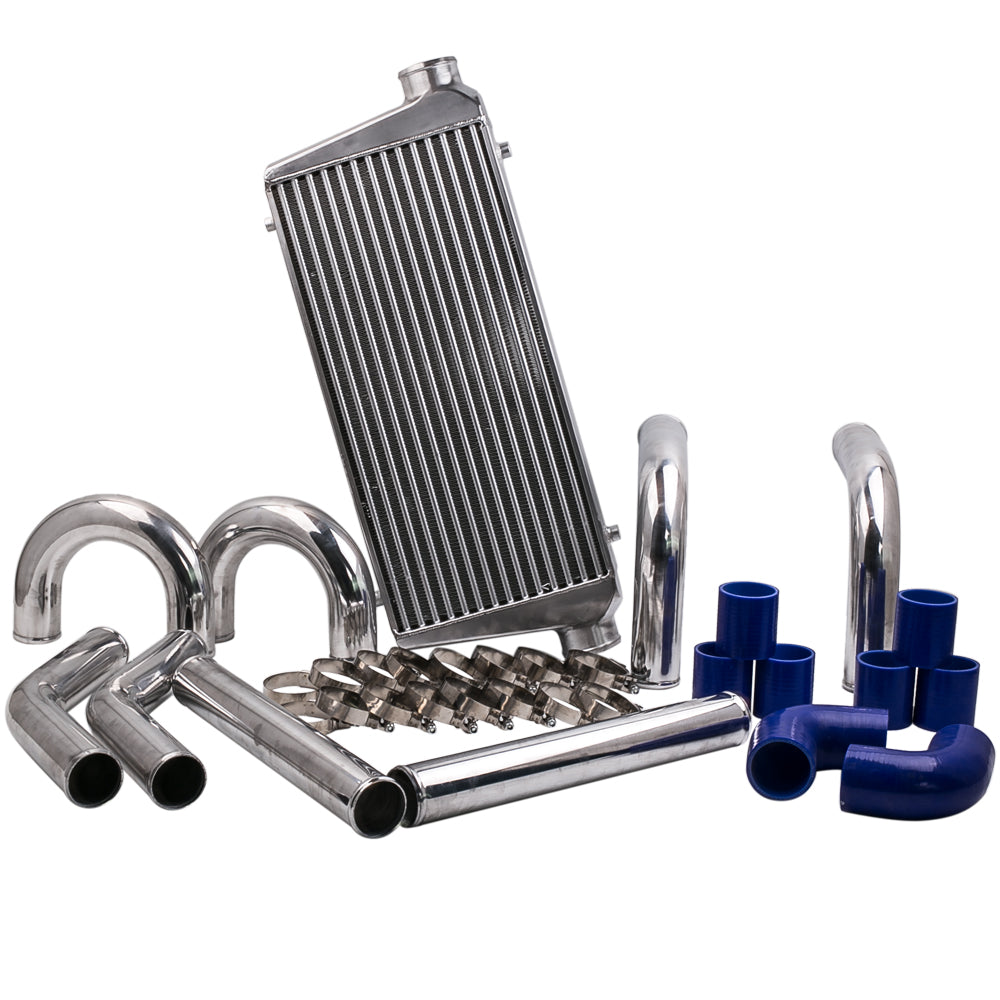 Universal Intercooler 3 + 2.5 64mm Tubo Tubería Manguera Piping Pipe Kit Hose