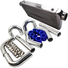 Laad de afbeelding in de galerijviewer, 600x300x76mm Intercooler Refroidisseur Intermédiaire + 3 76mm Piping Pipe Kit