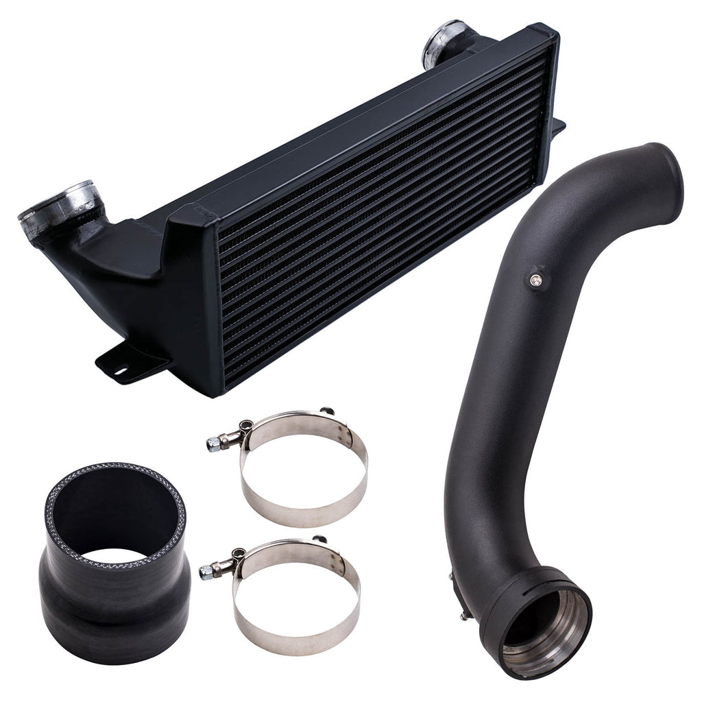 Turbo Intercooler + 3 Tubo De Carga compatible for BMW 135i 335i N55 E82 E88 E90 E91 E93