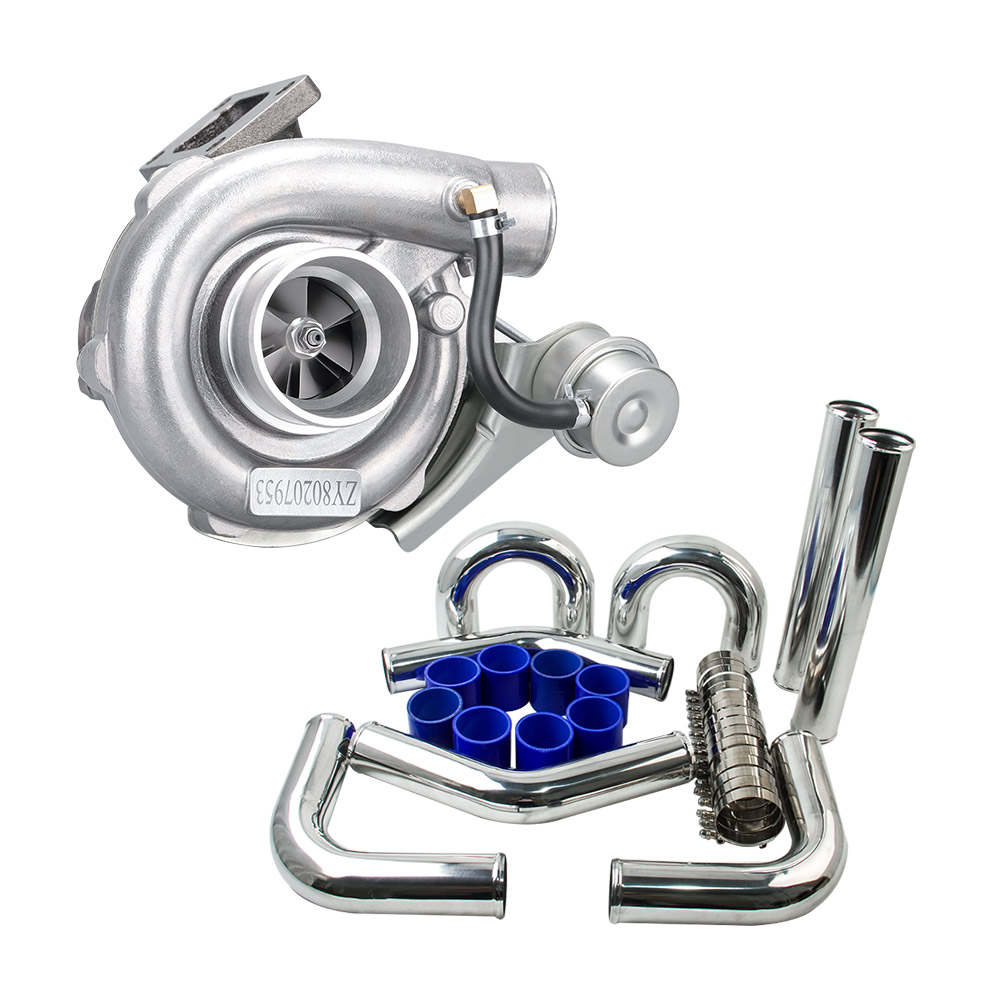 t3 t4 T3T4 Turbo V-Band A/R .63 Universal and 76mm 3inch intercooler piping Kits