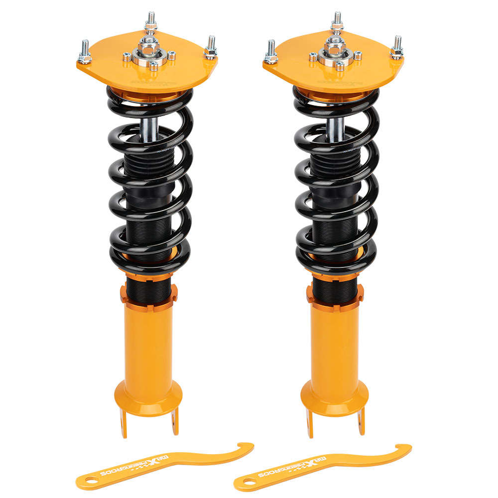 For 93-98 compatible for Lincoln Mark VIII Front Air to Struts Coil Springs Conversion Kits