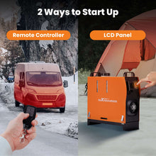 Laad de afbeelding in de galerijviewer, Diesel Heater All In One LCD Display for Bus Car Truck Motorhomes 12V 8KW Diesel Air Heater for RV