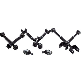 Front Ball Joint + Rear Camber Control Arm Toe Kit compatible for 08-17 compatible for Honda Accord 09-14