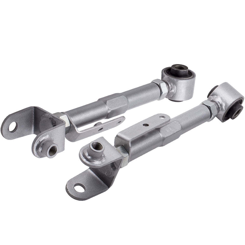 Compatible for Honda CRV 2002 - 2006 Silver Pair Rear Adjustable Camber Control Arms Kit