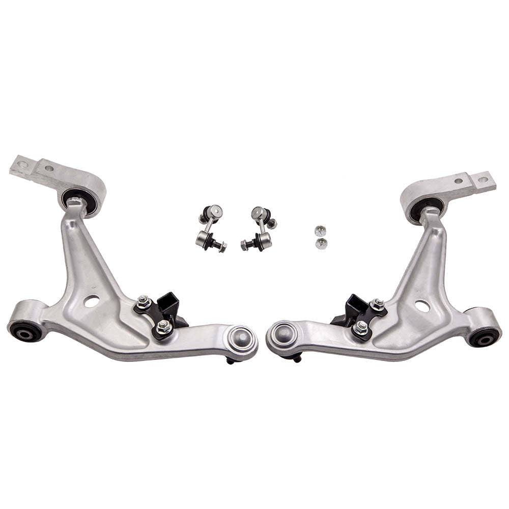KIT Front Lower Wishbone Suspension Arms and Drop Links compatible for Nissan X-Trail