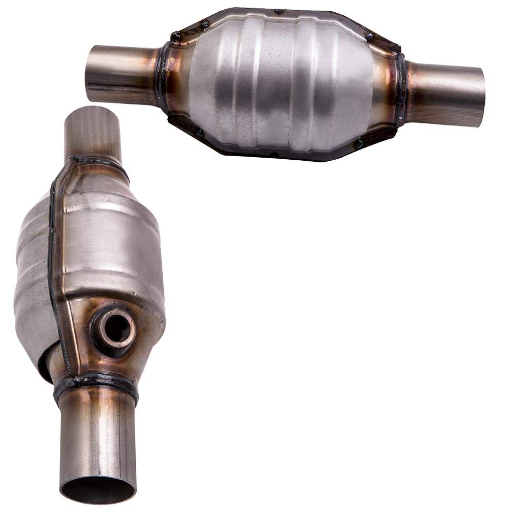 2× 53004 2 inch 2" Universal High Flow Performance Catalytic Converter