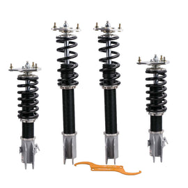 Compatible for Subaru Impreza 2002 - 2007 WRX GDB GDA 24 Ways Adjustable Coilover Suspension Kit Grey