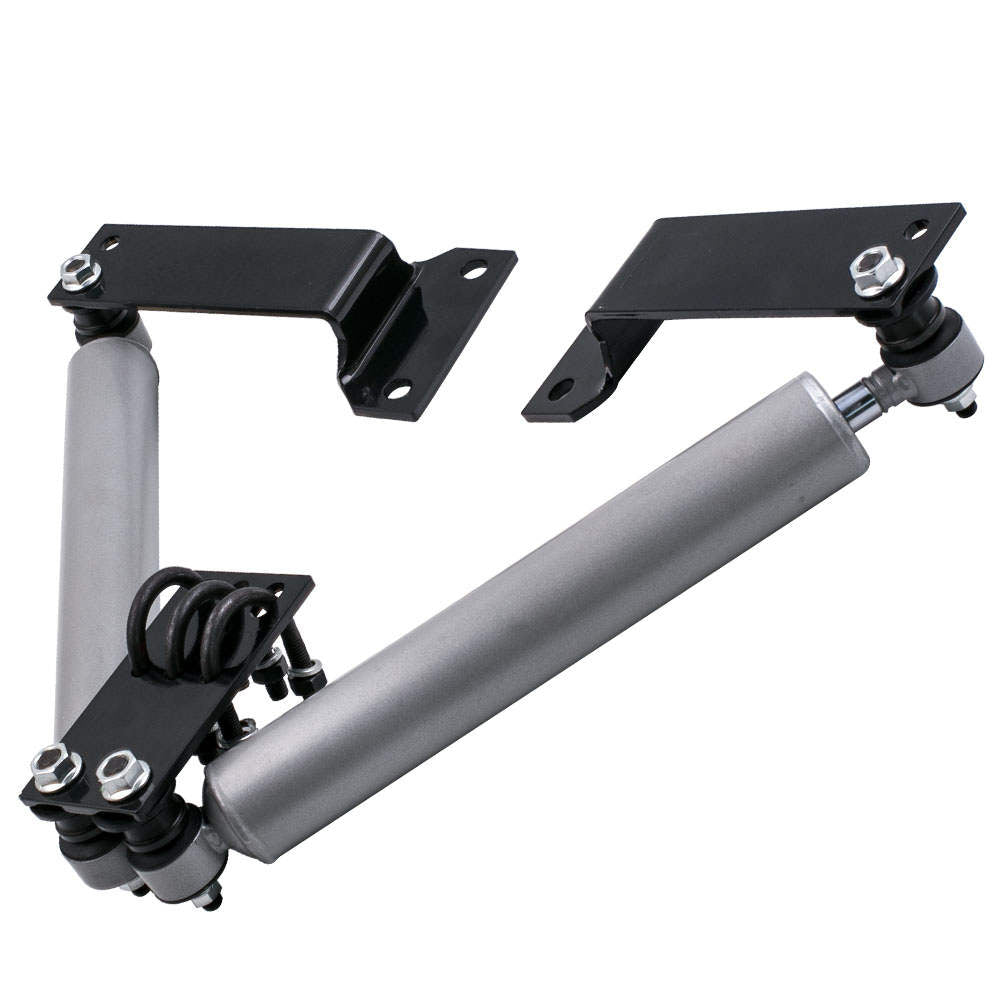 Dual Steering Stabilizer kit compatible for Ford F250 F350 Super Duty 1999-2004