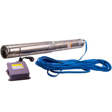 Laad de afbeelding in de galerijviewer, 1.5HP 1.1KW Borehole Deep Well Water Submersible Pump 50Hz 220-240V
