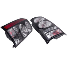 Laad de afbeelding in de galerijviewer, Pair LeftandRight Rear Lights Tail Lights BLACK LED compatible for Land Rover Discovery 3and4
