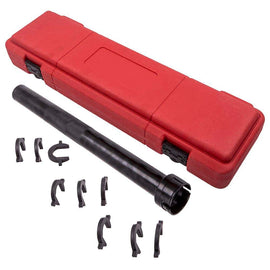 10pcs Dual Inner Tie Rod Removal Installation Remover Adaptors Mechanics Tools