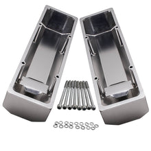 Laad de afbeelding in de galerijviewer, For Small Block Chevy-SATIN Fabricated Aluminum Valve Covers 58-86 SBC 283 302