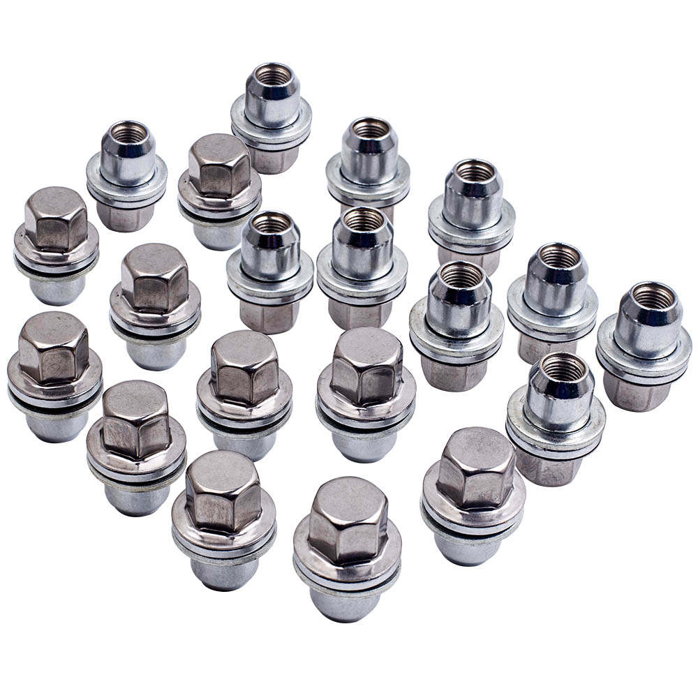 20x Wheel Nuts compatible for Land Rover Discovery 3, 4  Range compatible for Rover Sport Alloy steel
