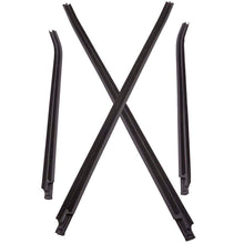 Laad de afbeelding in de galerijviewer, 4 Window Glass Seals Outer Door Weather Strip compatible for Toyota HILUX Double Cab 05-15